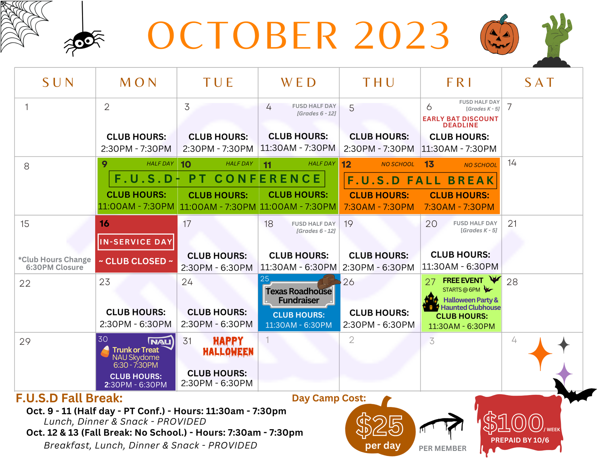 Club Calendar Boys & Girls Club of Flagstaff