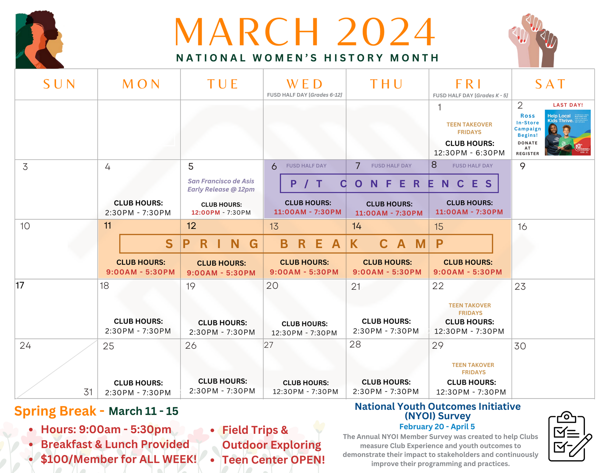 Club Calendar Boys & Girls Club of Flagstaff